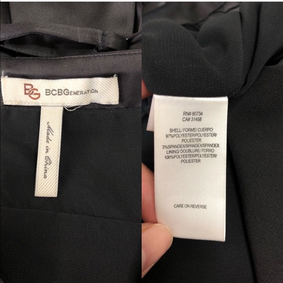 BCBGeneration Spaghetti Strap Black Dress - Picture 5 of 8